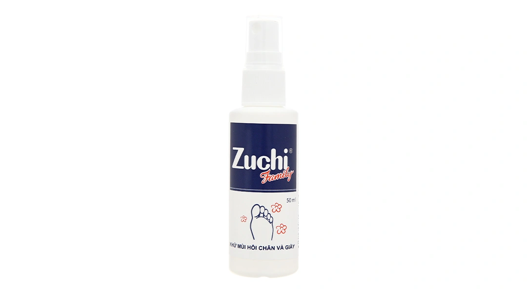 Xịt Zuchi Family khử mùi hôi chân và giày chai 50ml - 6